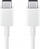Kabllo karikimi Samsung EP-DA905, USB-C në USB-C, 1m, e bardhë