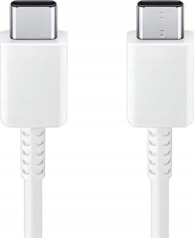 Kabllo karikimi Samsung EP-DA905, USB-C në USB-C, 1m, e bardhë