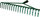 Hekër kopshti Poland Garden Rake, 18 dhëmbë, pa bisht, metal
