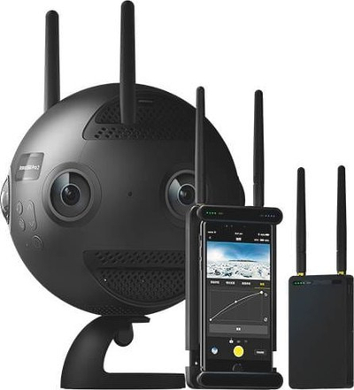 Kamerë 360° Insta360 Pro 2, video 8K, VR sferike, e zezë