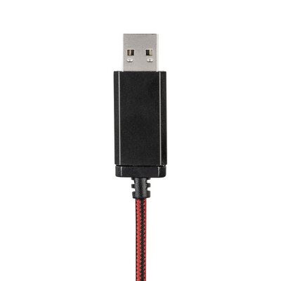 Kufje Hama HS-USB400, 2m kabllo, të zeza