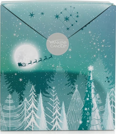 Set dhurate me qirinj Yankee Candle Bright Lights, votive dhe tumbler, 122g, dizajn festiv