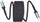 Kabllo magnetike Swissten Self Retracting, USB C në USB C, 1m, e zezë me argjend