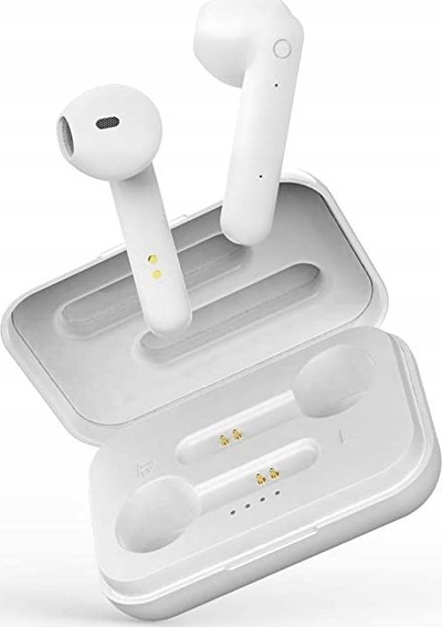Kufje wireless STREETZ True Wireless Stereo, Bluetooth 5.0, kontroll me prekje, të bardha