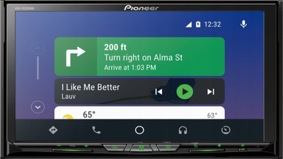 Radio Pioneer AVH-Z9200DAB, 7", Bluetooth, Wi-Fi, e zezë
