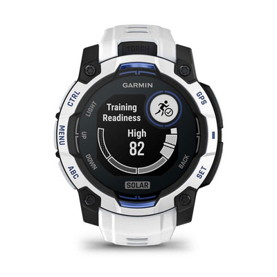 Ora smartwatch Garmin Instinct 3 Solar, 45mm, GPS, Whitestone e bardhë