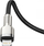 Kabllo USB Baseus (CATLJK-01), USB-C në Lightning, 0.25 m, e zezë