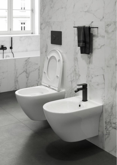 Rubinet bide Larga S951-379, përfundim mat, i zi