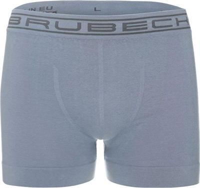 Të brendshme boksera për meshkuj Brubeck Cotton, set 3 copë, madhësia XXL, ngjyra steel