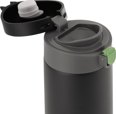 Gotë termike Rockland Lunar, 0.5L, çelik inox, e zezë