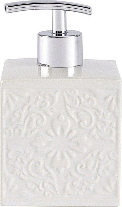 Dozator sapuni Wenko Cordoba, 500 ml, qeramike, i bardhë