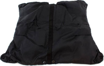 Навлака за рачка на количка BQ19K Insulated Muff, топол флис, 50 x 44 cm, црна со бело