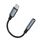 Adapter audio Wozinsky WACM-01, USB-C në 3.5mm, HiFi, i zi