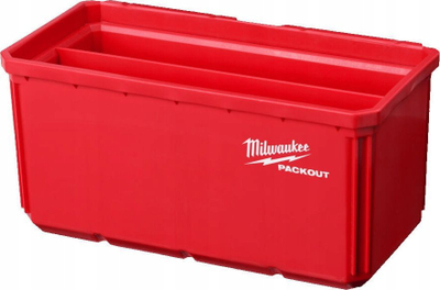 Kuti organizimi Milwaukee PACKOUT, polimer, 102x203x46 mm, e kuqe