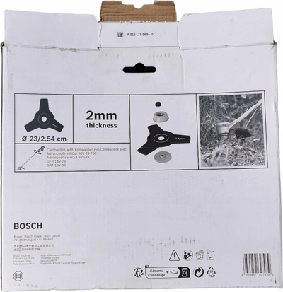 Set tehash prerëse Bosch GFR 18V-23 GRT 18V-33, 3 dhëmbë, për bar dhe shkurre