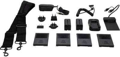 Set aksesorësh video Atomos Accessory Kit, për Ninja Ultra, bateri NPF, i zi