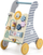 Karrocë edukative druri Viga Toys PolarB 44028, me lojëra, shumëngjyrëshe