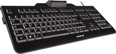 Tastierë CHERRY KC 1000 SC, USB, QWERTZ gjerman, e zezë