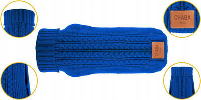 Golf për qen Chaba, masa XL, blu navy