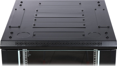 Kabinet rack në këmbë Eprado R19 18U, 19", metalik, i zi