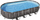 Pishinë kornizë Bestway Power Steel, 732 x 366 x 122 cm, me pompë filtri, dekor dru gri