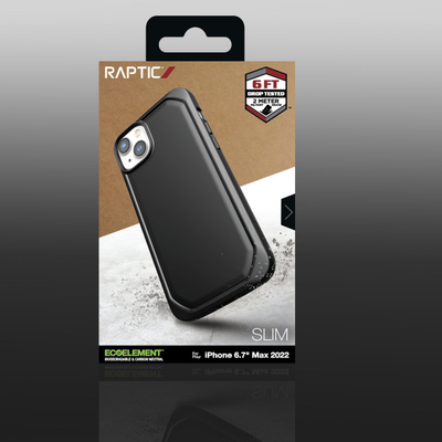 Mbulesë telefoni Raptic Slim Case për iPhone 14 Plus, kompatibile me MagSafe, e zezë