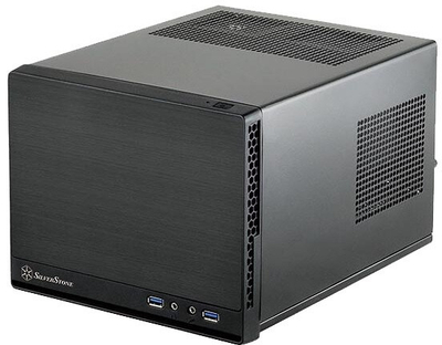Kasë SilverStone SUGO SG13B-Q, e zezë
