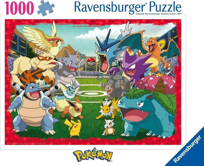 Puzzle Ravensburger Pokémon, 1000 copa, shumëngjyrësh