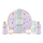 Set Baylis & Harding Lavender & Rosehip Tea, krem dushi 300 ml + xhel dushi 300 ml + gjalpë trupi 100 ml + krem për duar 130 ml + kripë banjoje 100 g