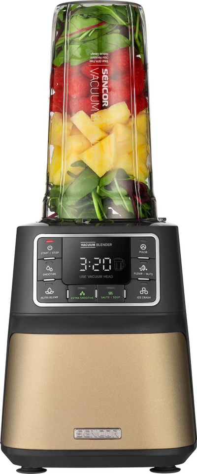 Blender tavoline Sencor SBU 7677CH, mikser me vakum, 1400W, gri