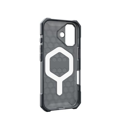 Kapak telefoni UAG Essential Armor për iPhone 17, i shkru me MagSafe, mbrojtje me gradë ushtarake, plastikë translucent Ash