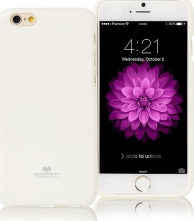 Kllëf telefoni Mercury Jelly për Huawei Mate 20, TPU, i bardhë