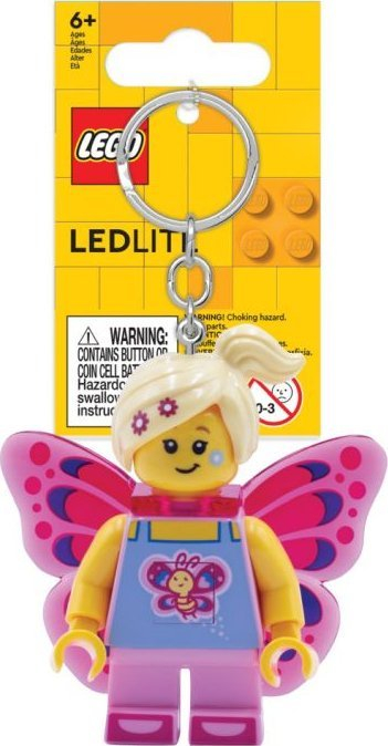 Varëse çelësash me dritë LEGO Minifigures Butterfly Girl, LED, me bateri