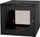 Kabinet rack 19" pa markë 9U, thellësi 450mm, derë xhami, i zi