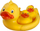 Lodër për banjo Hencz Squeaker Duck, shumëngjyrëshe