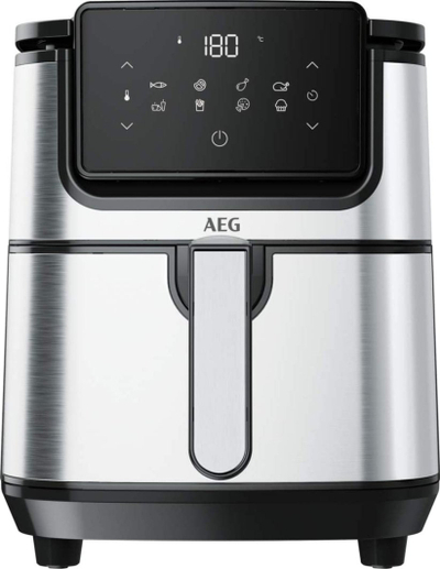 Fritezë ajri AEG AF61-4ST, 1500W, 3.5L, e zezë argjendi