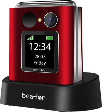 Telefoni Bea-Fon Fold 10, 2.2", 2G, i kuq