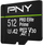 Kartë memorje PNY PRO Elite Prime, 512GB, microSDXC, Class 10 U3 V30 A2