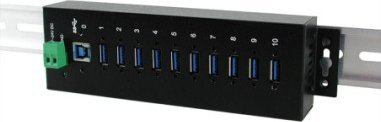 Hub USB Exsys EX-1110HMVS, 10 porta, USB 3.2, i zi