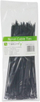 Organizues Techly Cable Tie Black, pako me 100 copë