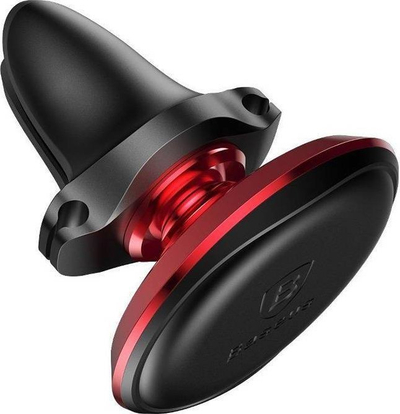 Mbajtës magnetik për makinë Baseus Magnetic Air Vent, për tu vu te grila e ajrit, me kokë që rrotullohet 360°, i zi