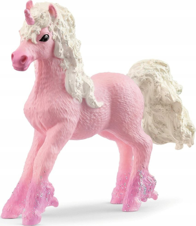 Figurinë lodër Schleich Bayala Blossom Unicorn Foal, 10cm, shumëngjyrëshe