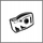 Adapter audio Hoco UPA21, 3.5mm AUX, 1x mashkull 2x femër, i zi