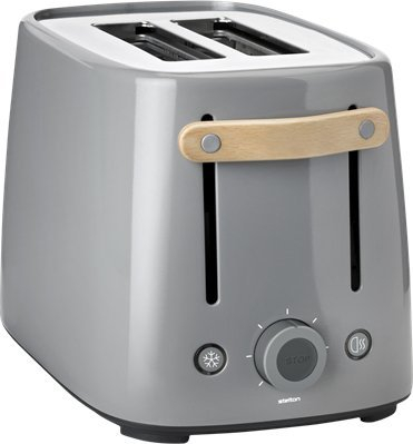 Toaster Stelton Emma, 2 feta, funksion shkrirje, gri