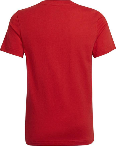 Bluzë sportive Adidas B BL T Jr HE9280, pambuk, për fëmijë 140 cm, e kuqe