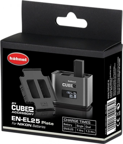 Плоча за полнач Hahnel Procube 2 и 3, за батерии Nikon EL25, сива