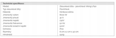 Shtepshtrije Viking LP40G, montim sipërfaqe, e bardhë