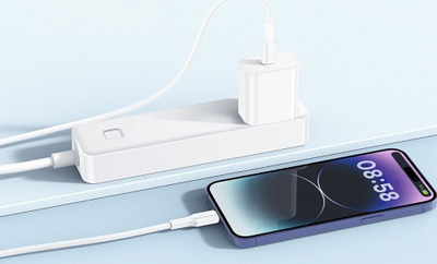 Kabllo Foneng XS01, USB-C në Lightning, 1m, e bardhë