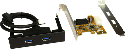 Kartë Exsys EX-11099-2 PCle x1, 2 x USB 3.0