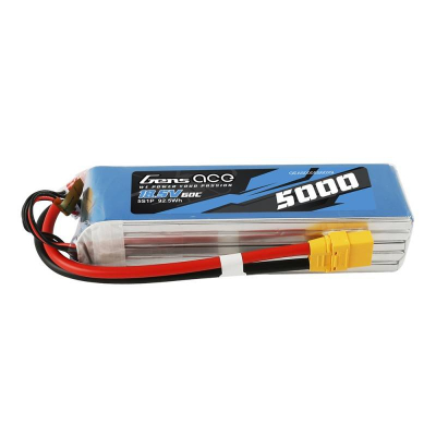 Bateri Li-Po Gens Ace G5S5000-60X9, 5S 18.5V, 5000mAh 60C, me prizë XT90